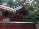 笹森稲荷神社本殿と幣殿と透塀。本殿は結構凝った作りです。