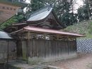 木曽三社神社本殿と幣殿と透塀