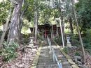 宇芸神社の石段の参道